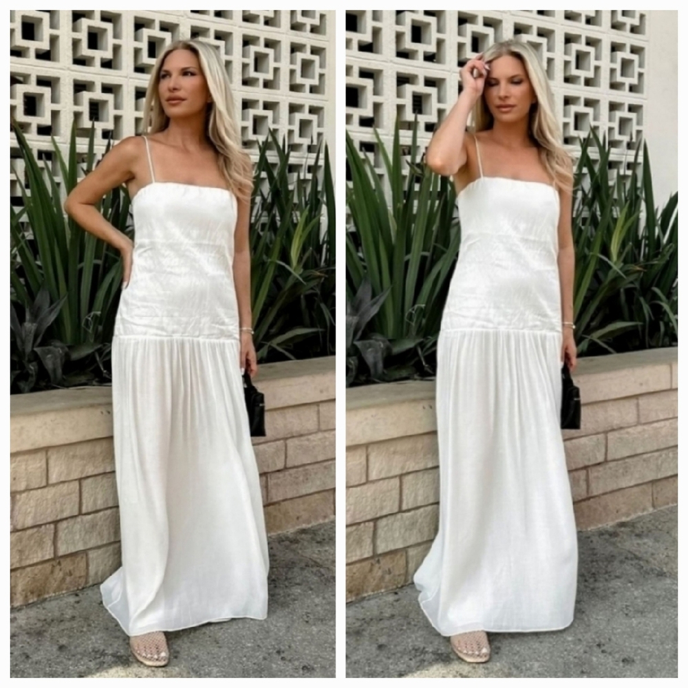 Zara White Maxi Dress - Picture 11 of 15